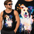 TANK TOP ZWIERZĘTA BORDER COLLIE